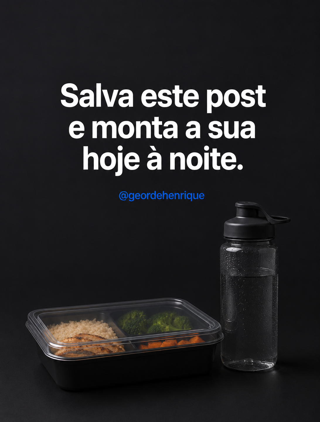 Slide de chamada final: salva este post e monta a sua hoje à noite